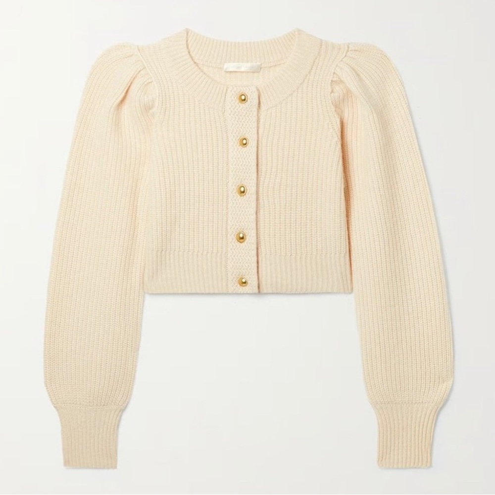 COPY - LoveShackFancy Robinson Cropped Cardigan size Small